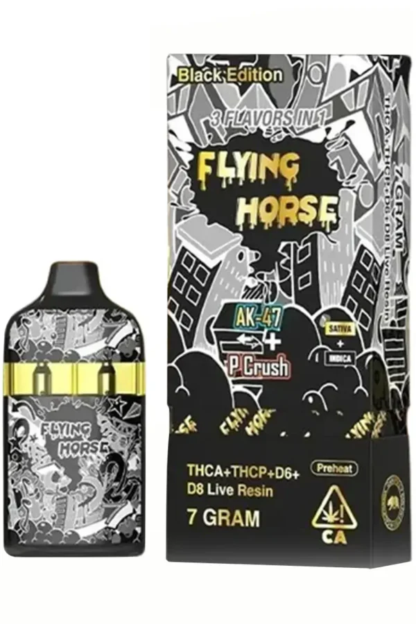 AK-47 | P CRUSH Flying Horse Stoner Blend Black Edition Disposable 7G