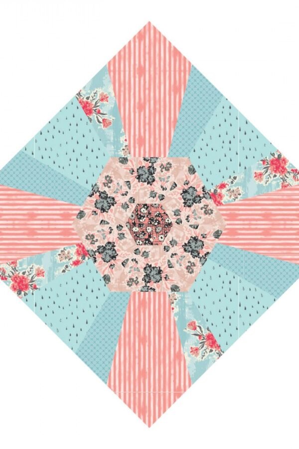 Abbie's Pack 4 English Paper Piecing Kit By Sue Daley For Patchwork With Busyfingers