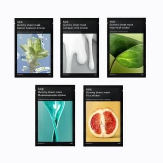 Abib - Gummy Sheet Mask - 5 Types Renewed - Collagen Milk Sticker