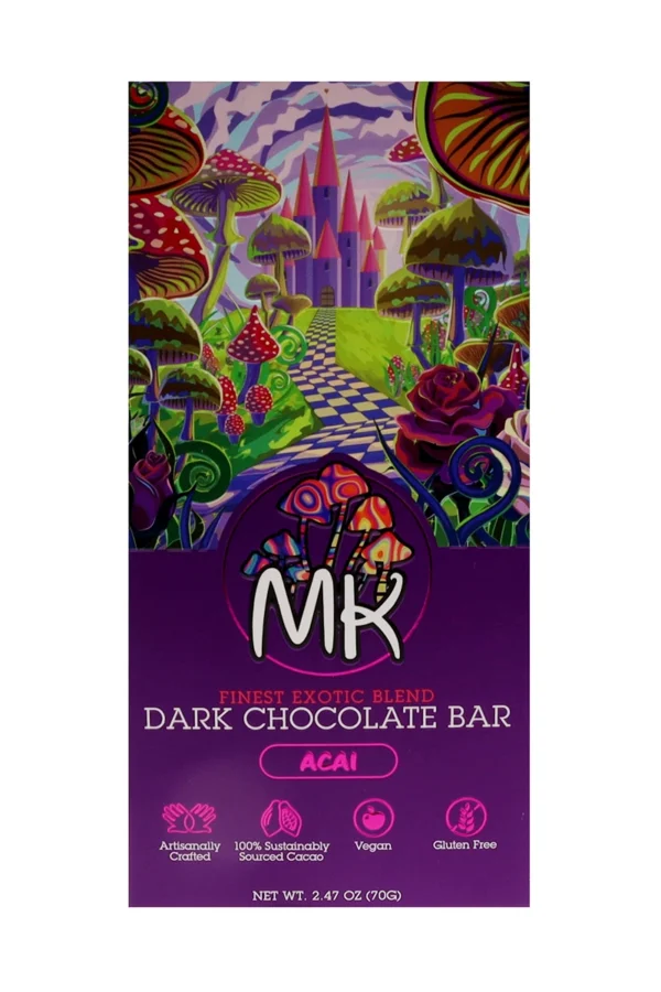 Acai MK Finest Exotic Blend Dark Chocolate Bar 70G