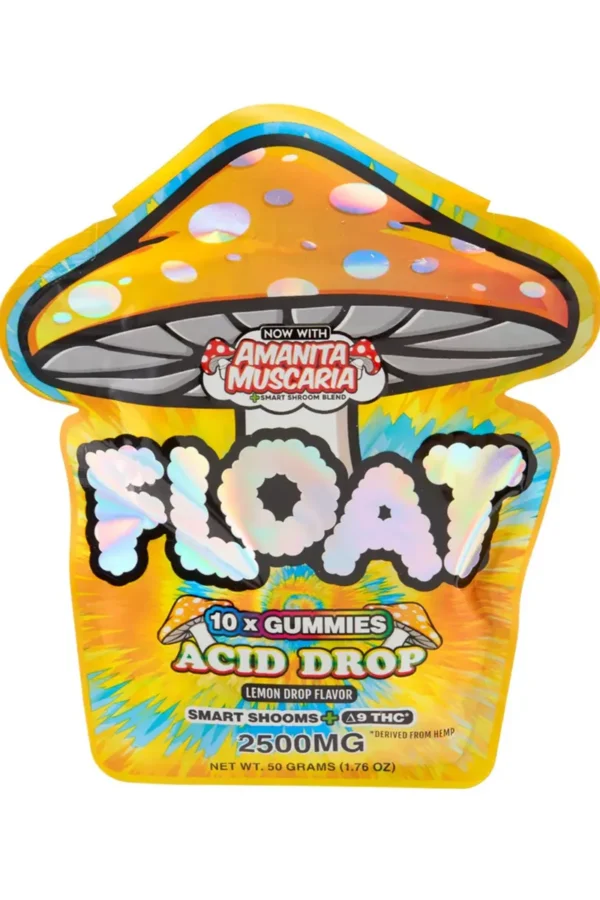 Acid Drop Float Mushroom Gummies + Delta 9 THC 2500mg