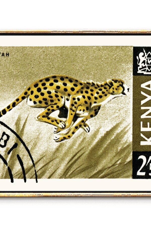 African Art, Wildlife Art, Animal Wall Art Cheetah Kenya Poster, Nature Art Print, Wild