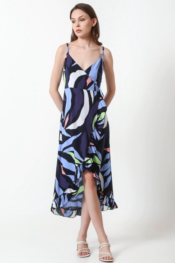 Akiira Wrap Dress - Shade Of Blue