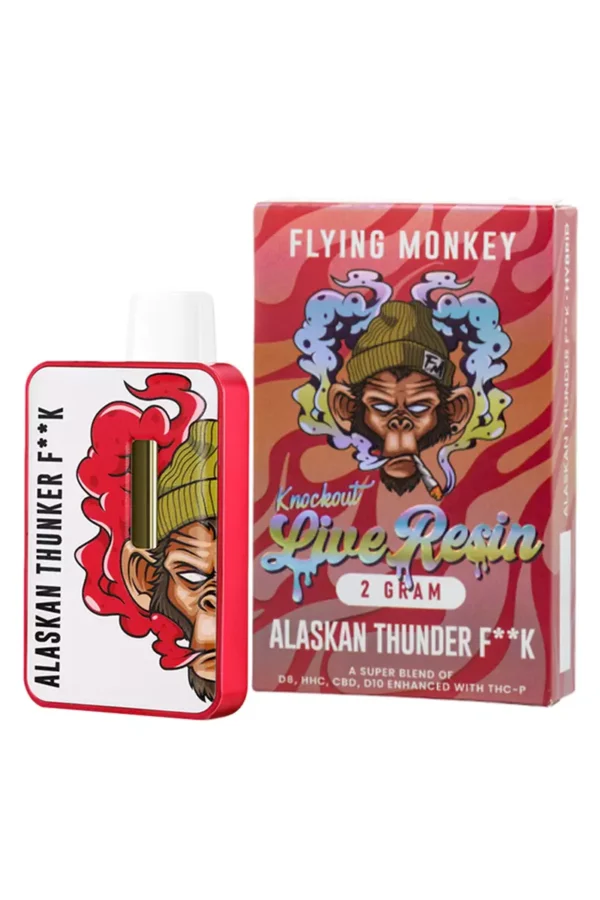 Alaskan Thunder F**k Flying Monkey Live Resin Knockout Blend Vape 2G
