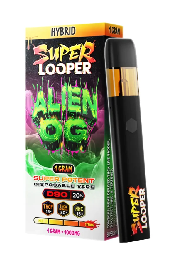 Alien OG Super Looper Super Potent THCP+THCA+HHC Vape 1G