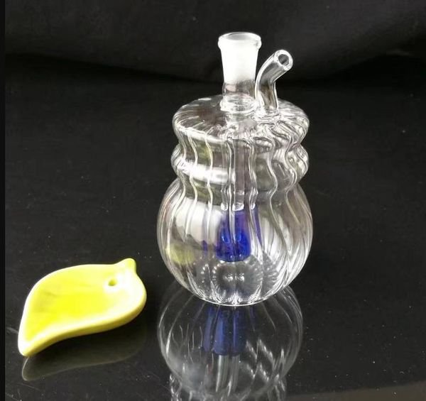Alien bluet blossom glass bongs accessories , Glass Smoking Pipes colorful mini multi-colors Hand Pipes Best Spoon glass Pipe