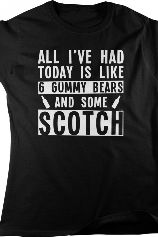 All I've Had Today Is Like 6 Gummy Bears & Some Scotch Women's T-Shirt, Nofo 02810