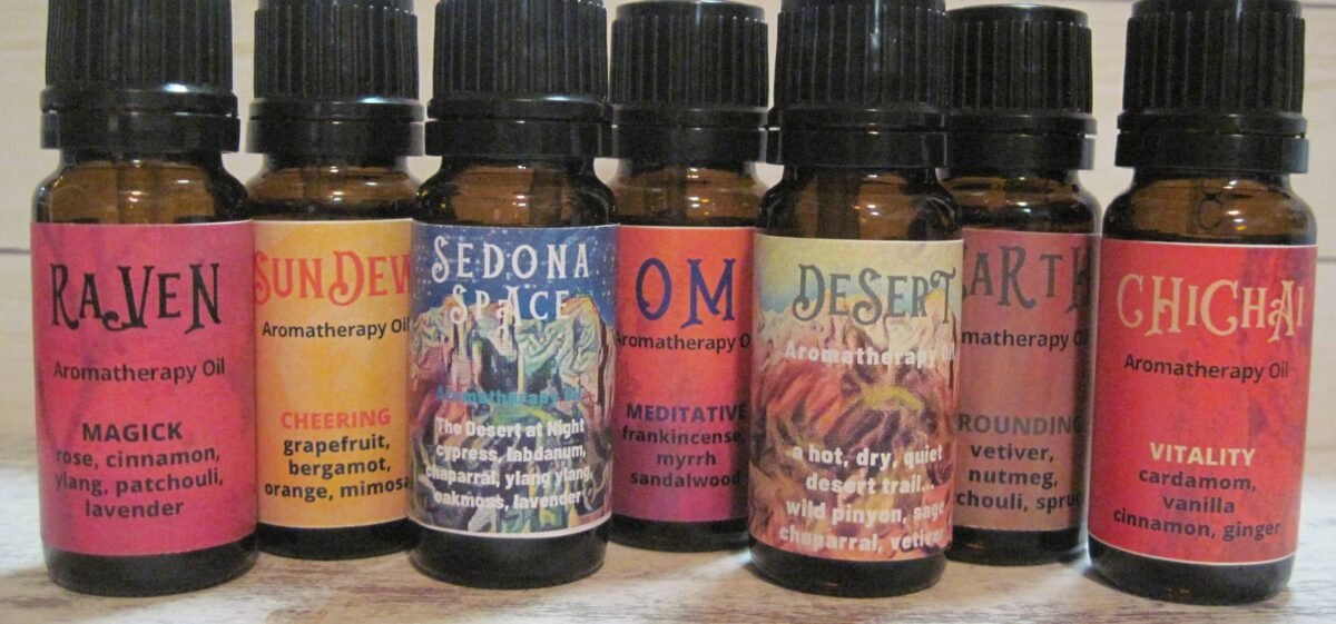 Aromatherapy Oils/Essential Oil Blends Exiscentials Raven Desert Chi Chai Om & More/