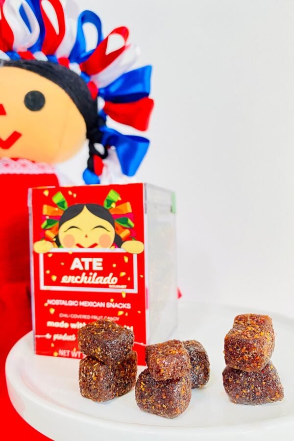 Ate Enchilado Candy - Spicy Vegan Fruit Bites, Authentic Mexican Holiday Snack | 140G