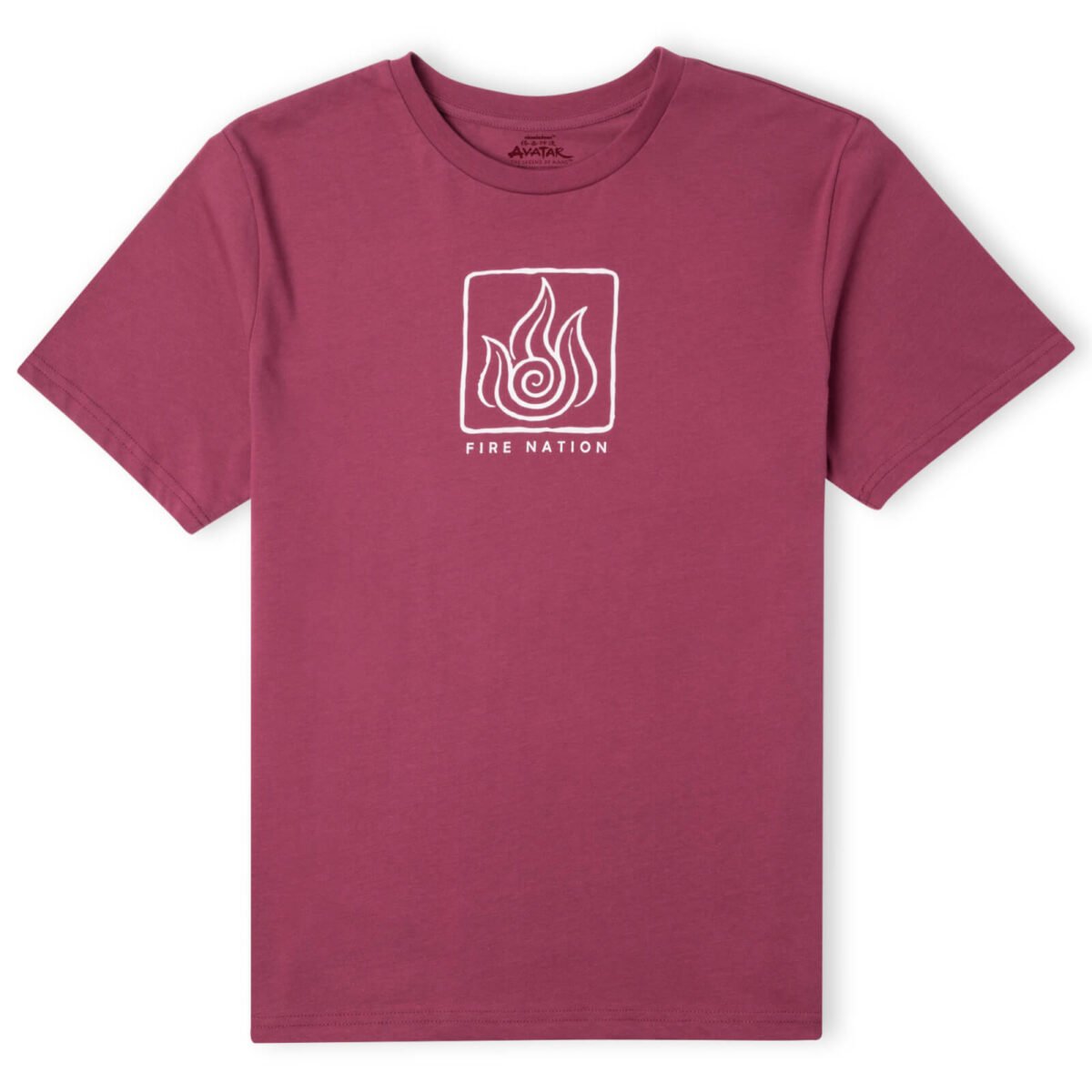 Avatar Fire Nation Unisex T-Shirt - Burgundy - XXL