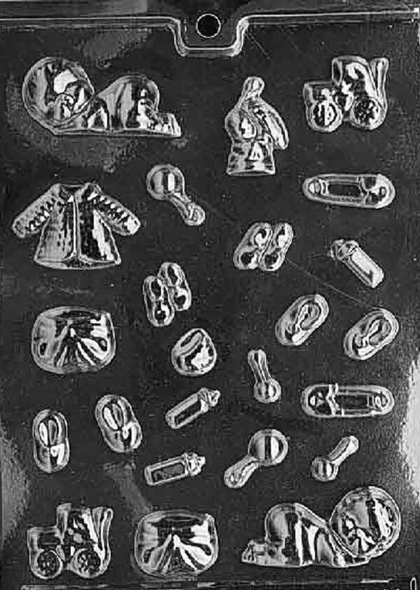 B011 Tiny Baby Assortment Shower Chocolate Candy Mold