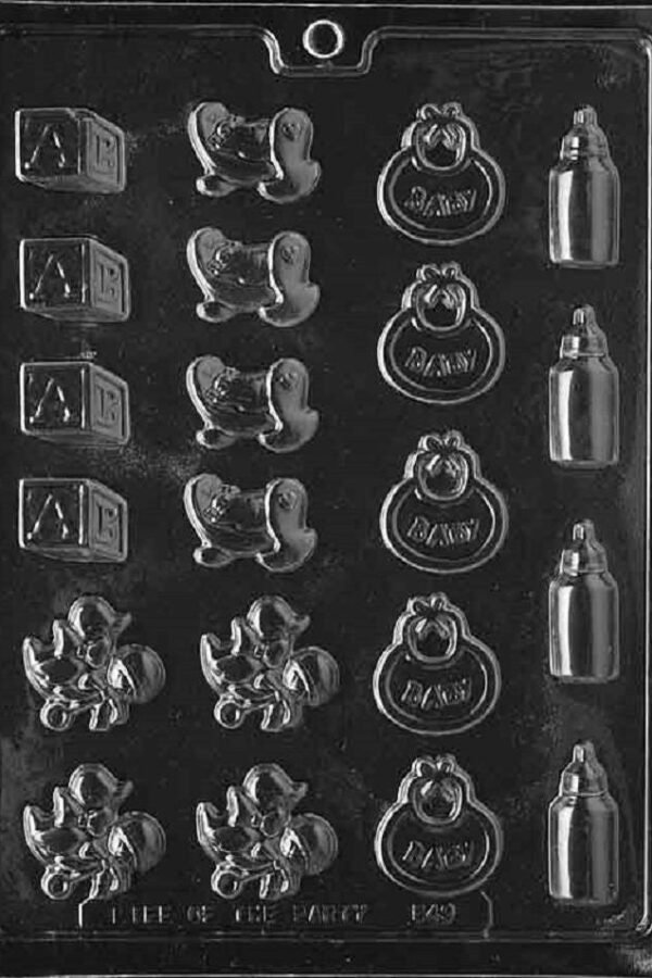 B049 Baby Decorations Shower Chocolate Candy Mold