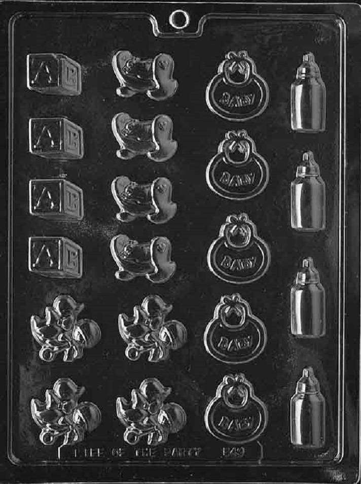 B049 Baby Decorations Shower Chocolate Candy Mold