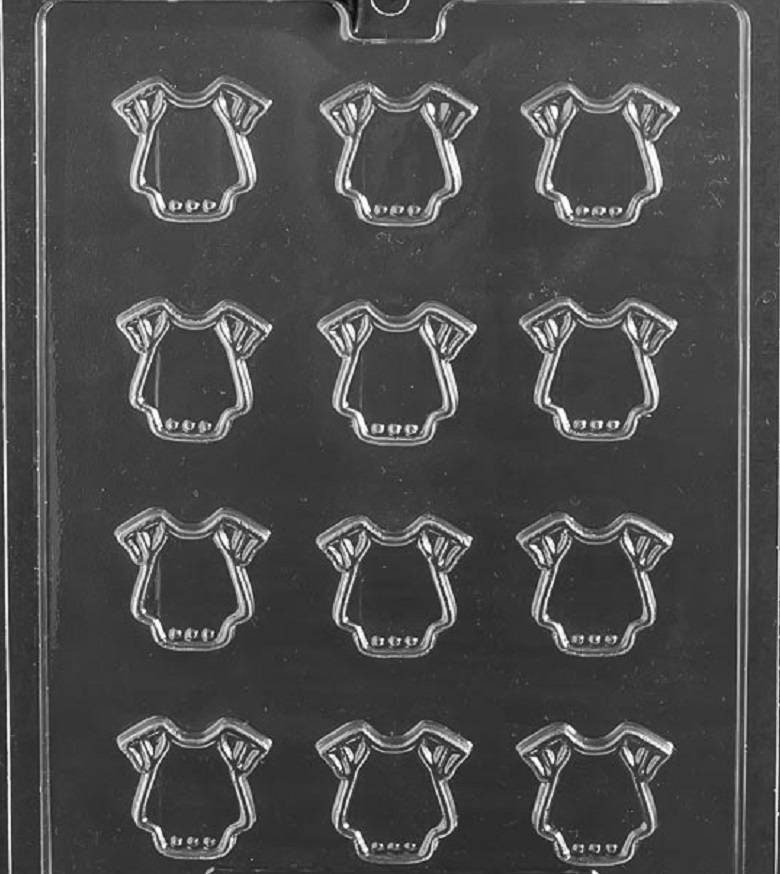 B075 Bite Size Baby Outfit Jumper Chocolate Candy Mold