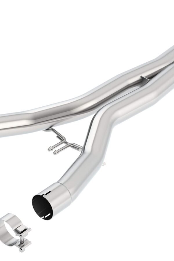 BORLA 60548 Performance Exhaust Merge X-Pipe 2014-2019 Chevrolet Corvette Stingray (C7) V8 & Corvette Grand Sport (C7) V8 & Corvette Z06 (C7) V8 2.75 INCH Diameter Pipes T-304 Stainless Steel