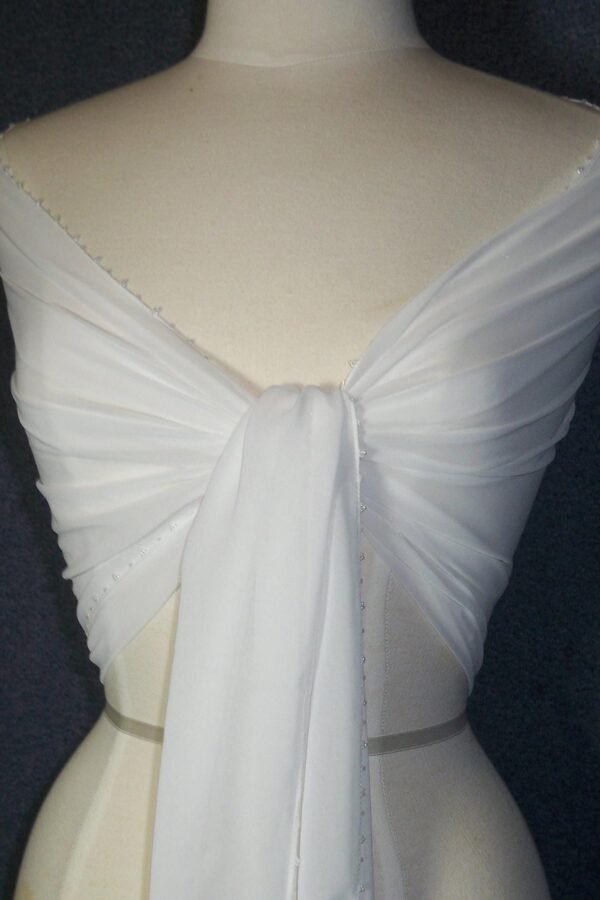 Beaded Shawl Wrap Stole Bridal, Evening Shawl, Bridal Shawl, Fancy Dinner Scarf, Shawl For Wedding, Evening Wear, Shawl, Wrap, Bridal White