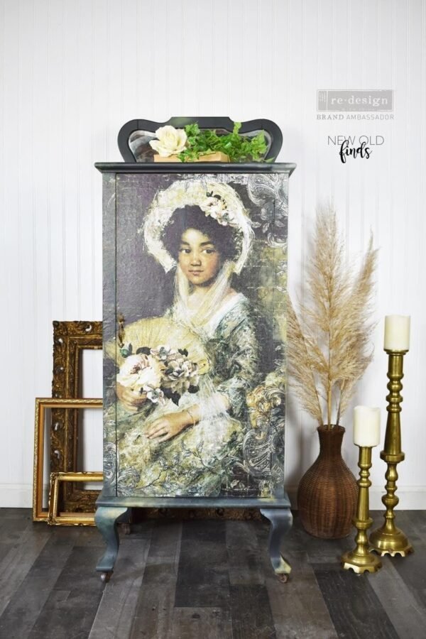 Beautiful Portrait A1 Decoupage Paper - Mulberry Tissue By Redesign With Prima 23.4"x 33.1"