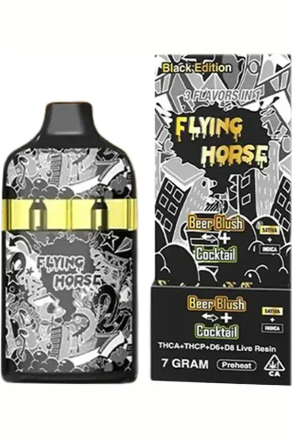 Beer Blush | Cocktail Flying Horse Stoner Blend Black Edition Disposable 7G