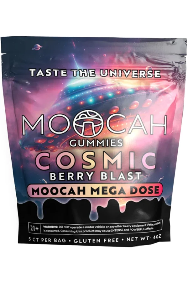 Berry Blast Moocah Mega Dose Mushroom Gummies 5ct