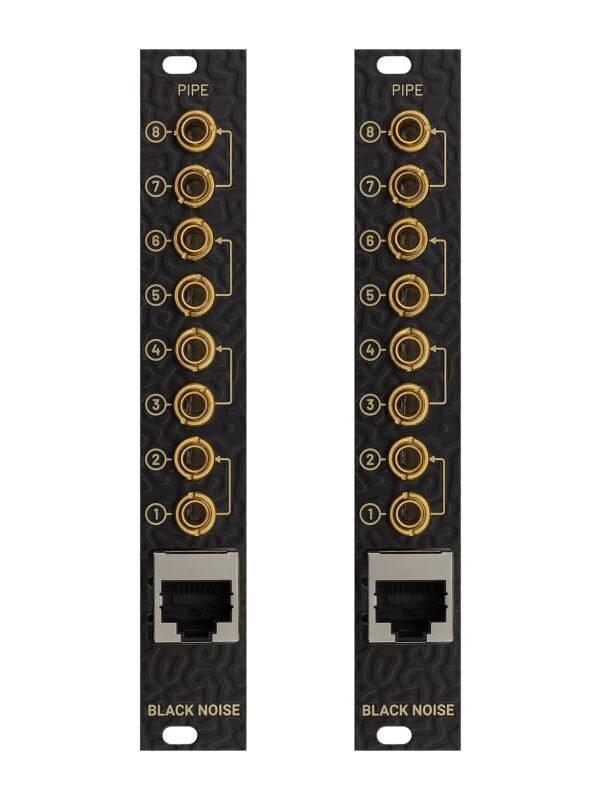 Black Noise Modular Pipe Eurorack Patchbay - 3U Black