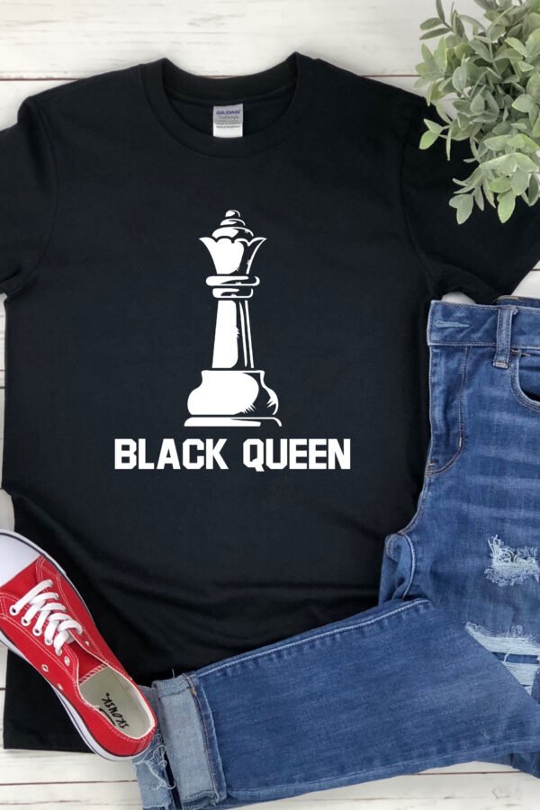Black Queen Shirt, Tshirt, Chess Piece, African American Shirts For Women, History T Shirt
