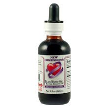 Black Walnut Hull Extract Extra Strength, New Dimensions Tincture, 2 oz, Kroeger Herb
