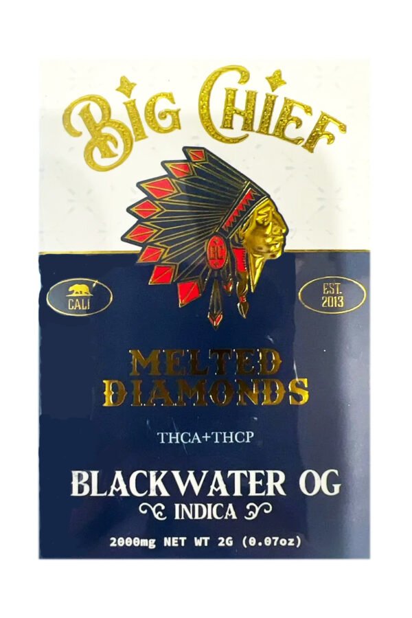 Blackwater OG Big Chief Melted Diamonds THCA+THCP Cart 2G
