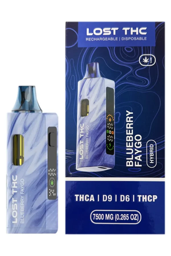 Blueberry Faygo Lost THC THC-A Disposable 7.5G