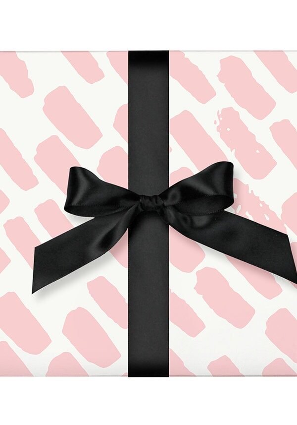 Blush Brush Strokes Wrapping Paper/Gift Wrap Abstract Modern