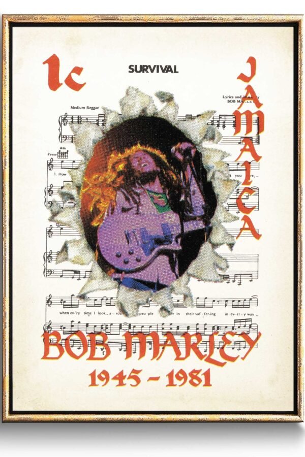 Bob Marley Wall Art Poster Print, Reggae Wall Art, Jamaica, Music Boho Decor, Black Rasta, Live Matter