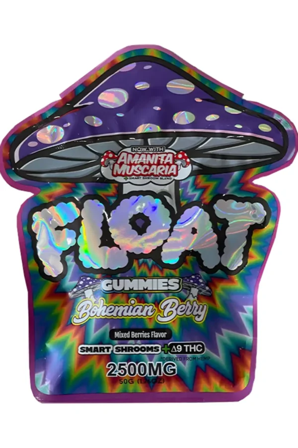 Bohemian Berry Float Mushroom Gummies + Delta 9 THC