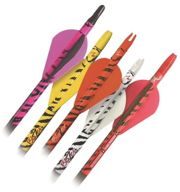 Bohning Blazer Arrow Wrap, White Tiger 4 in. 13 pk., 501001WT