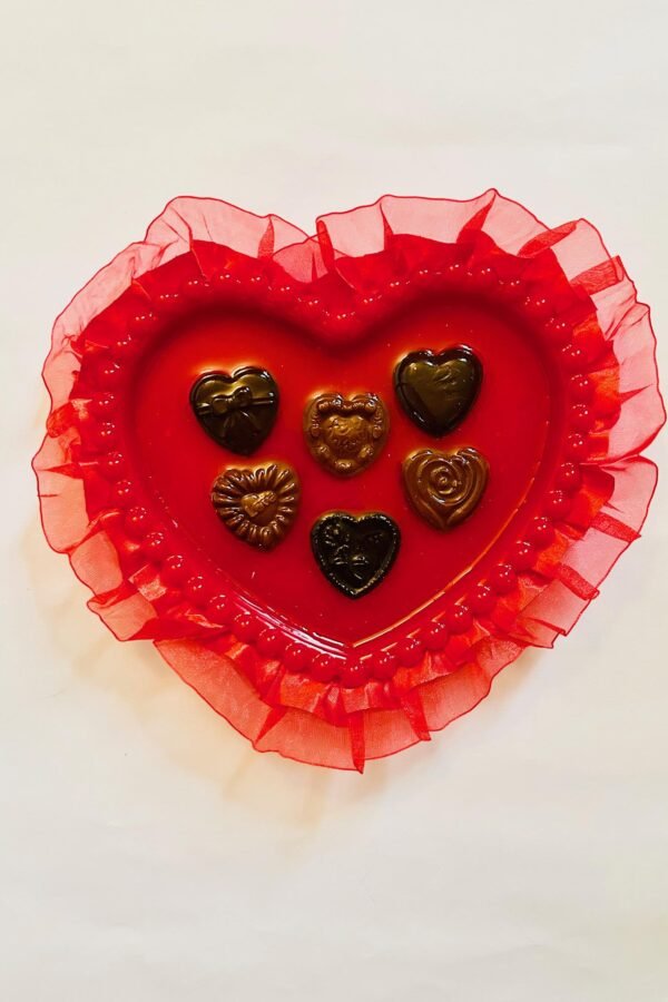Box Of Chocolates Trinket Dish/ Fake Food/ Dopamine Decor/ Food Maximalist Valentines Day Gift/ Art