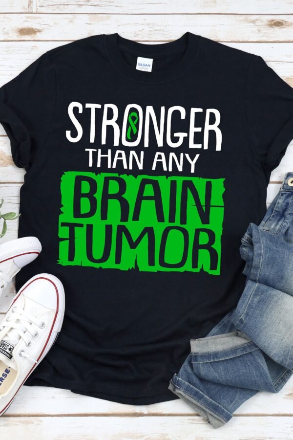 Brain Tumor Awareness Shirt, Stronger Than Tumor, T Warrior, Survivor
