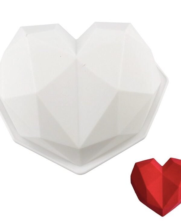 Breakable Heart Mold, Large Heart Chocolate Mold, Baking Dessert Mousse High Quality Silicone Fondant Shapem
