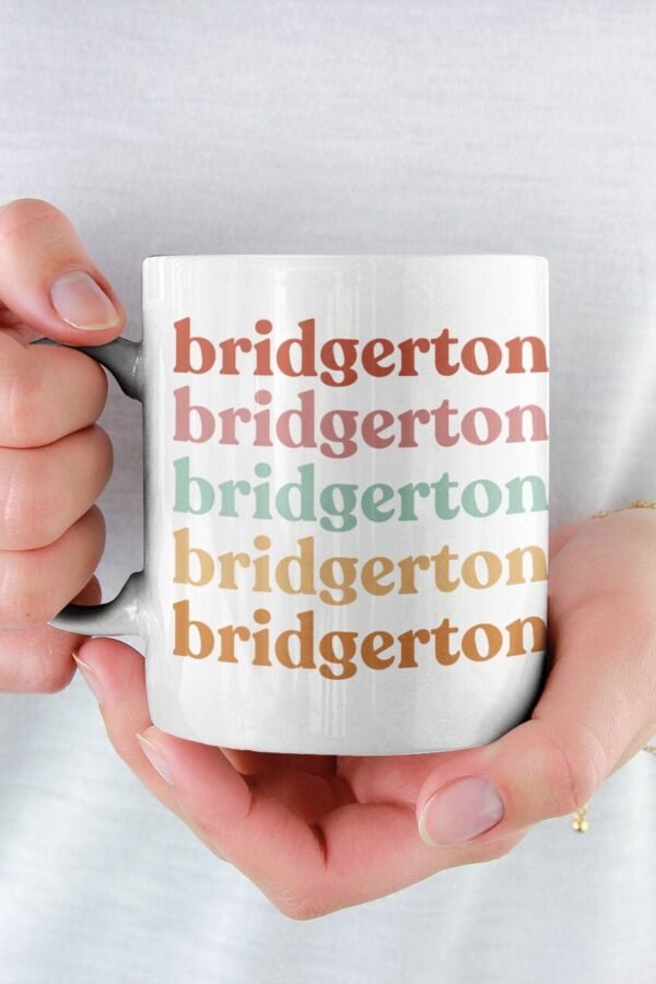Bridgerton Mug - Coffee Cup Gift Show Books Series Lover Daphne Eloise Lady Whistledown