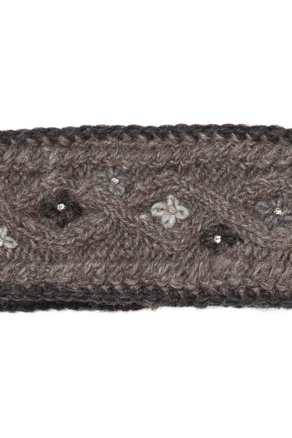 Brown Head Band, Wool Band, Head Wrap, Cable Knit Headband, Braided Earwarmer, Crochet Wrap, Womens Headwrap