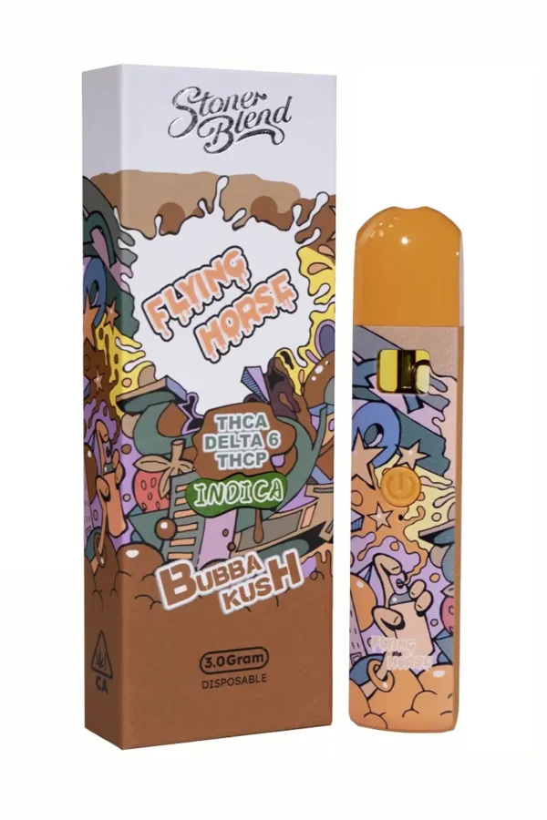 Bubba Kush Flying Horse Stoner Blend Disposable 3G