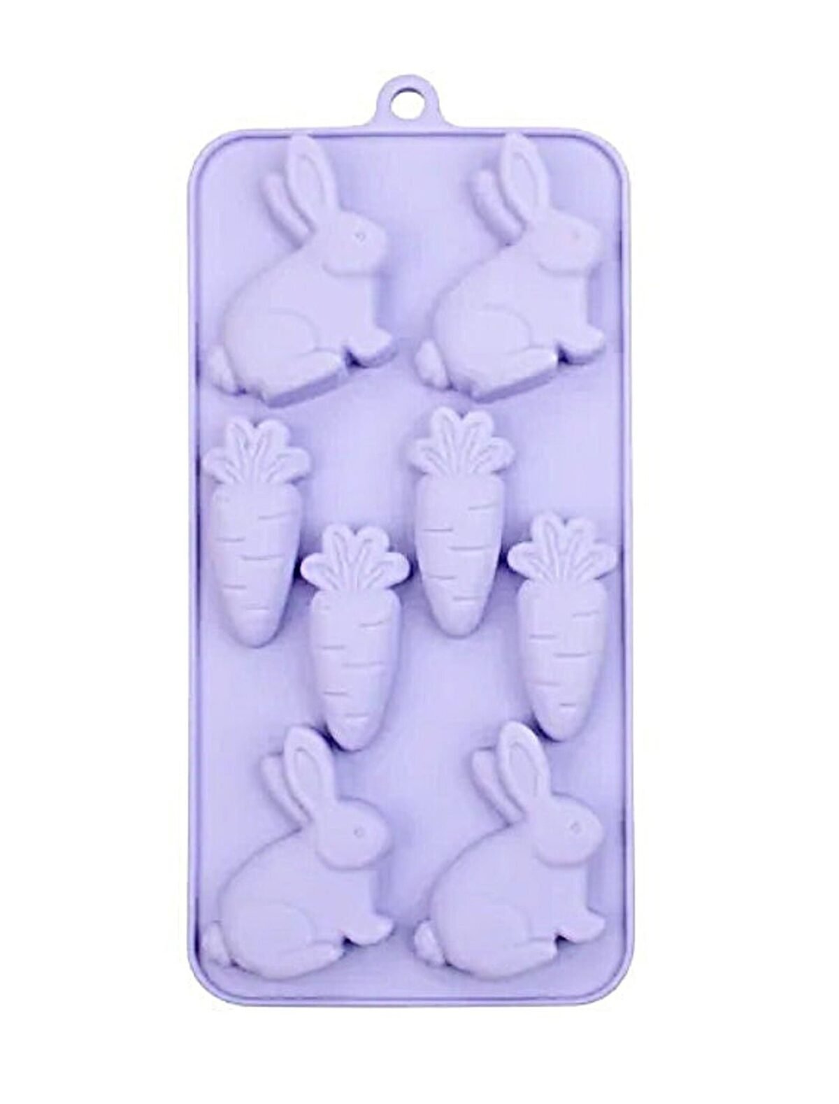 Bunny & Carrot Silicone Mold Easter Candy, Chocolate, Resin, Soap