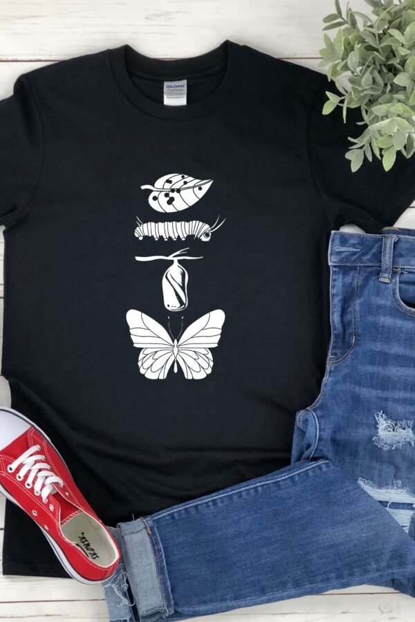 Butterfly Life Cycle, Shirt, Cycle Of A Butterfly, Tshirt For Girls, Monarch Entomologist Shirt