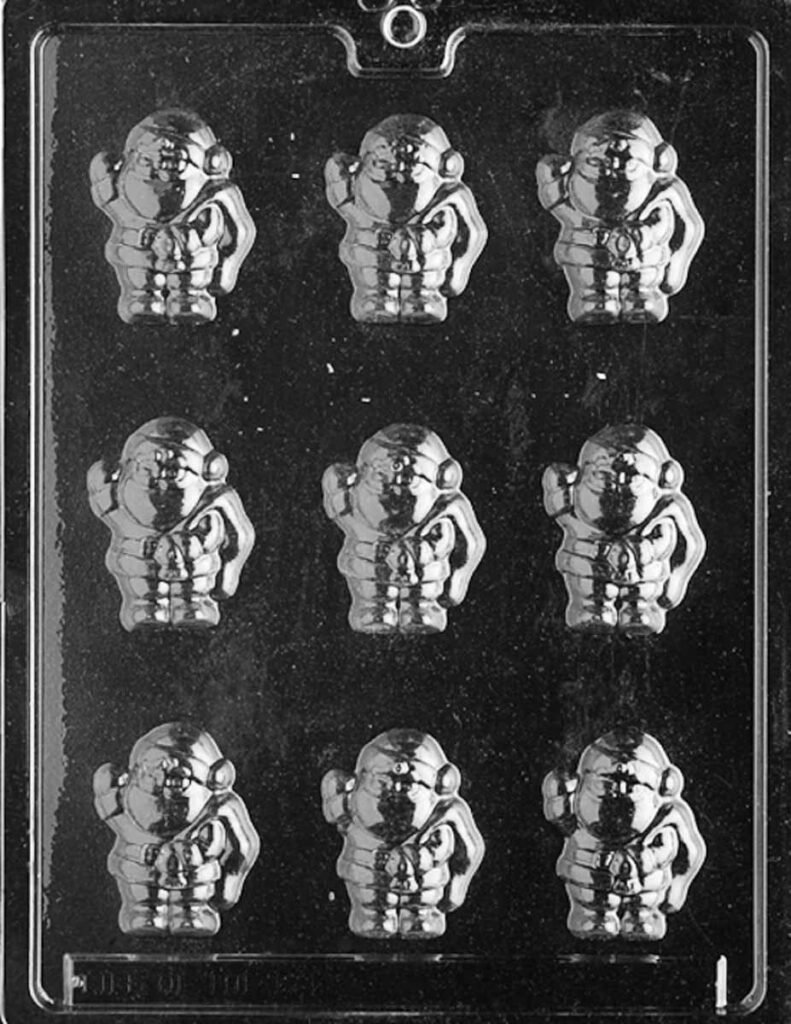 C003 Christmas Small Santa Chocolate Candy Mold