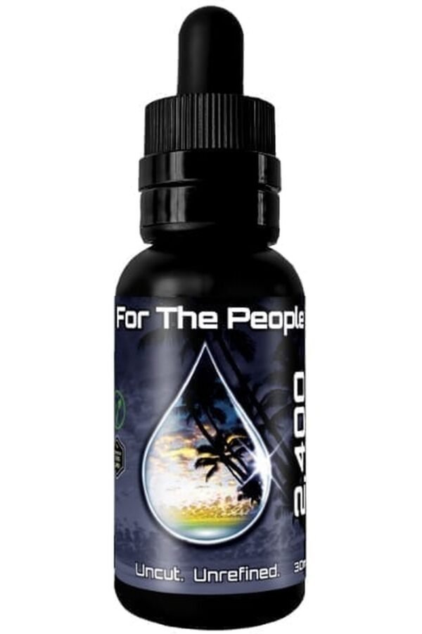 CBD For The People - Dark CBD Oil Tincture 2400mg 30ml Sublingual
