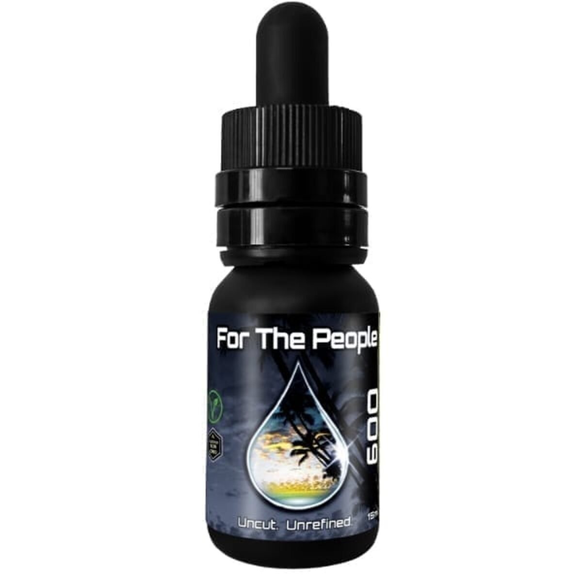 CBD For The People - Dark CBD Oil Tincture 600mg 10ml SUBLINGUAL