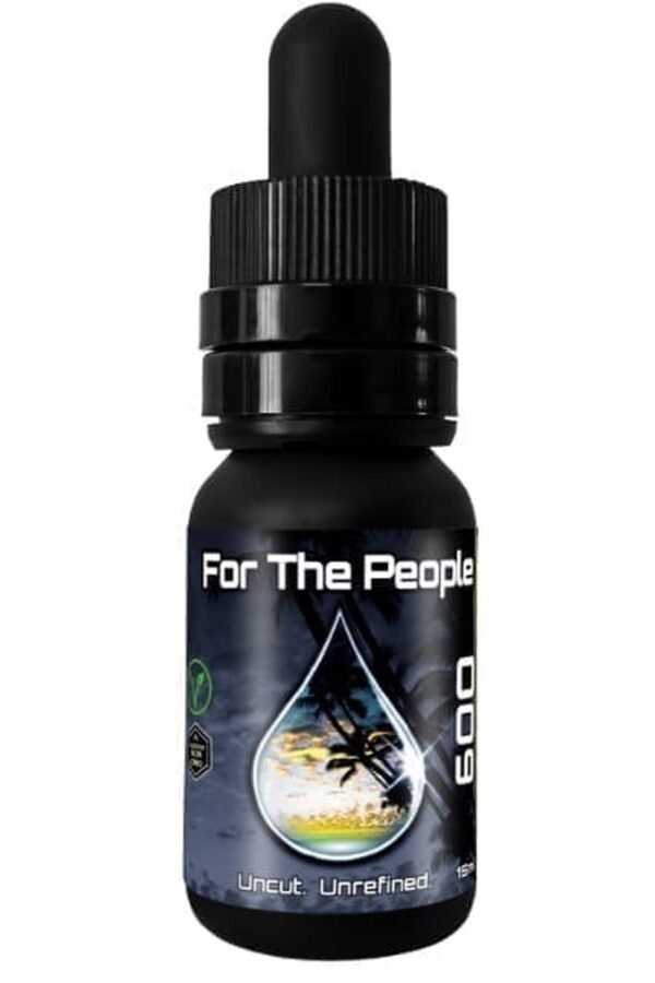 CBD For The People - Dark CBD Oil Tincture 600mg 10ml SUBLINGUAL