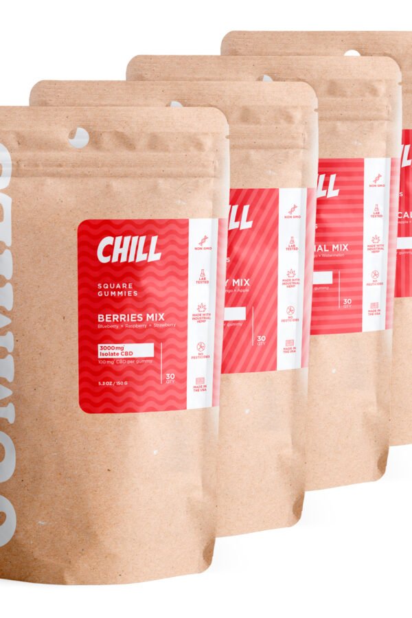 CBD Isolate Gummies Bundle - Chill