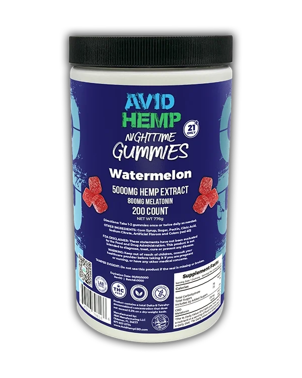 CBD NightTime Gummies 5000mg 200ct