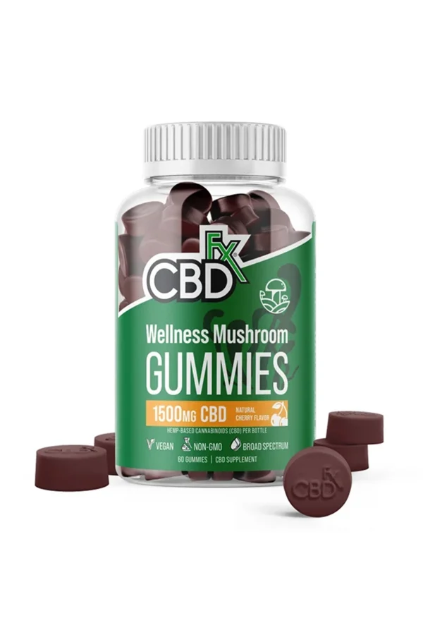 CBDfx Wellness Mushroom Gummies 1500mg