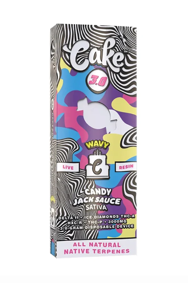 Candy Jack Sauce Cake Wavy Live Resin Disposable 3G