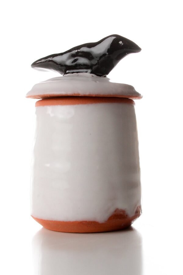 Ceramic Prayer Jars - Raven