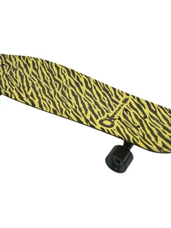 Charvel Tiger Stripe Skateboard by Aluminati Yellow Bengal